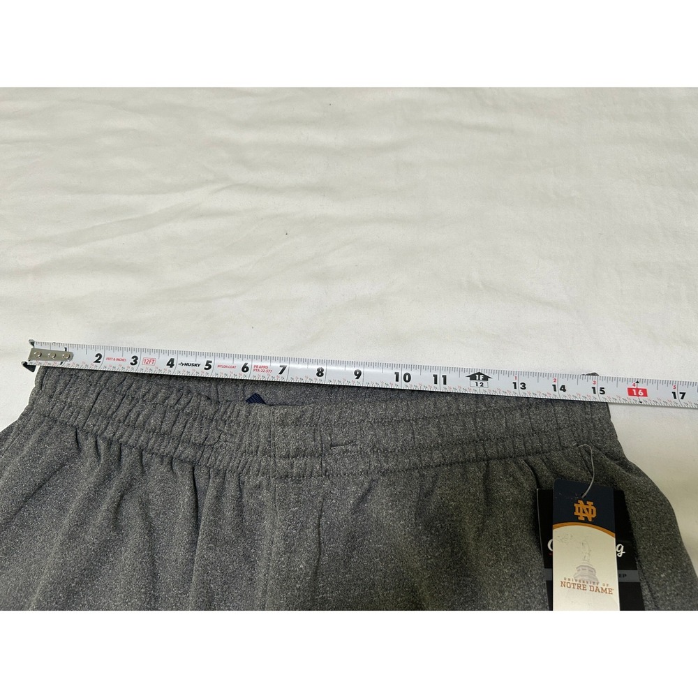 Captivating Notre Dame Fighting Irish Mens Gray Fleece Sweatpants Medium NWT - Picture 10 of 12